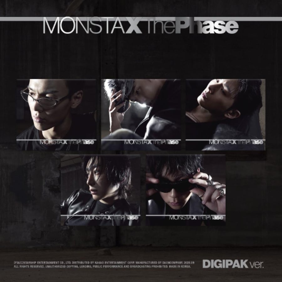 MONSTA X - EP Album The Phase (DIGIPAK Ver) (Random Ver)