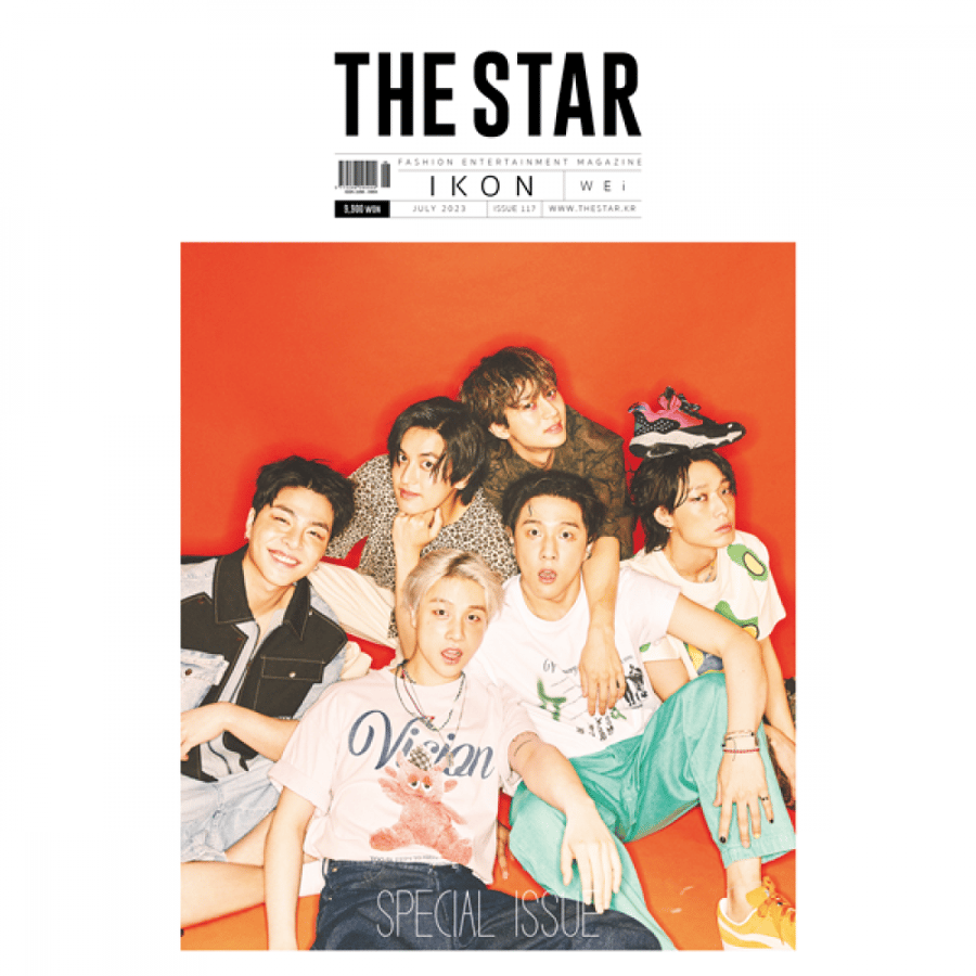 THE STAR MAGAZINE 2023.07 Type B Cover iKON Content iKON 30p, WEi 20p