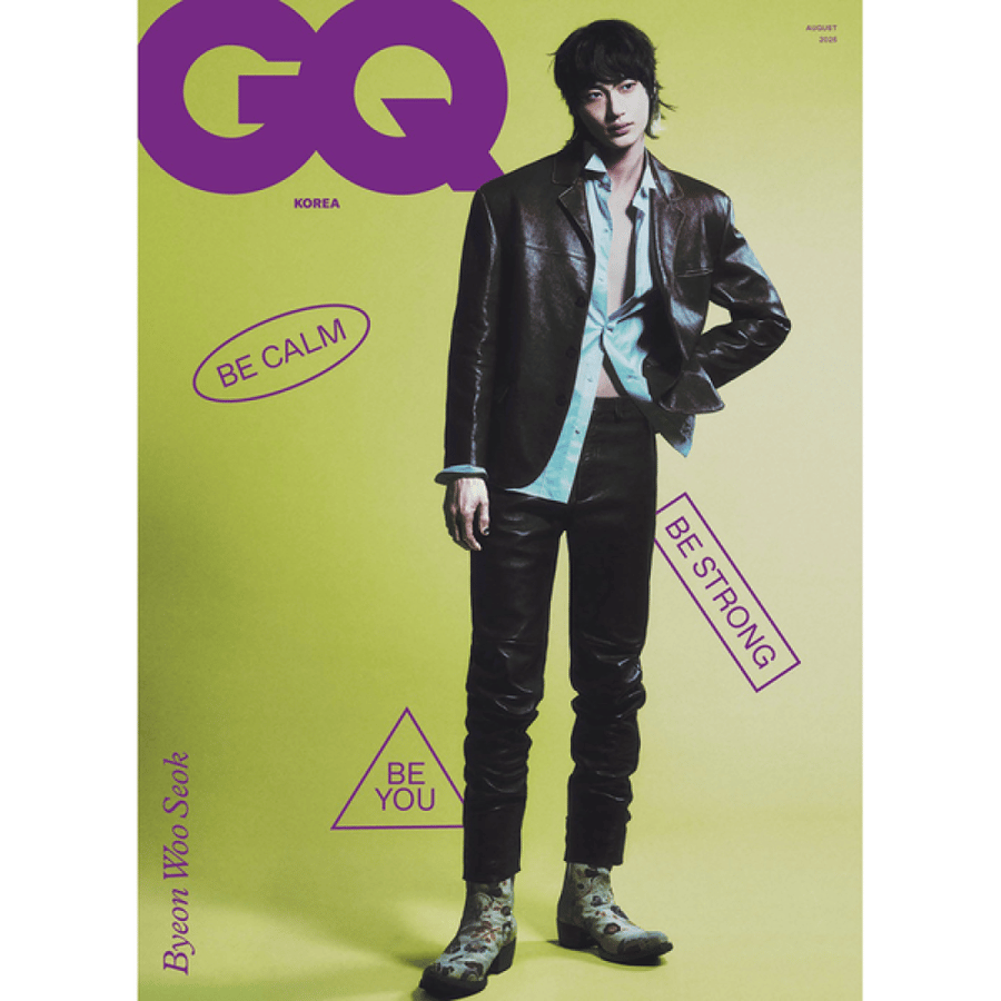 GQ KOREA Magazine 2025.08 Type A Cover Byeon Wooseok Content Byeon Wooseok