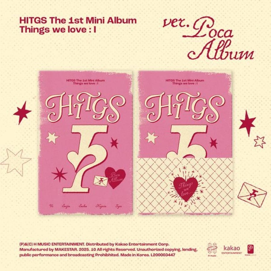 HITGS - The 1st Mini Album Things we love : I (POCA Ver)