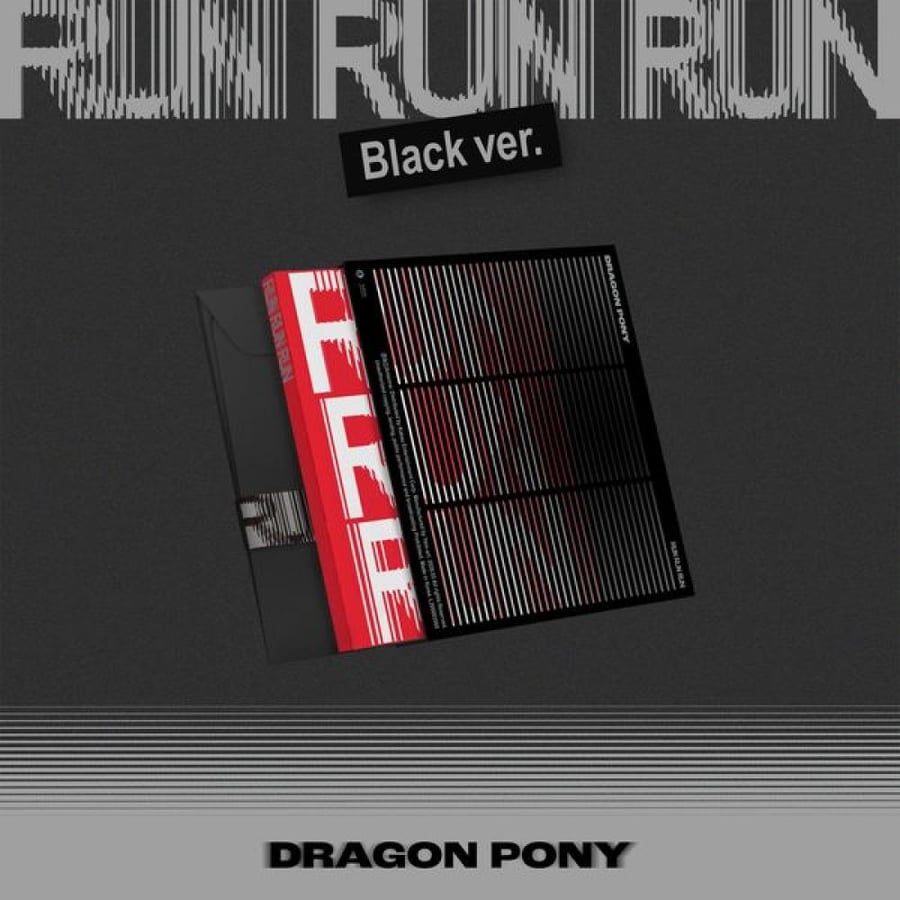 Dragon Pony - 3rd EP Album RUN RUN RUN (BLACK Ver)