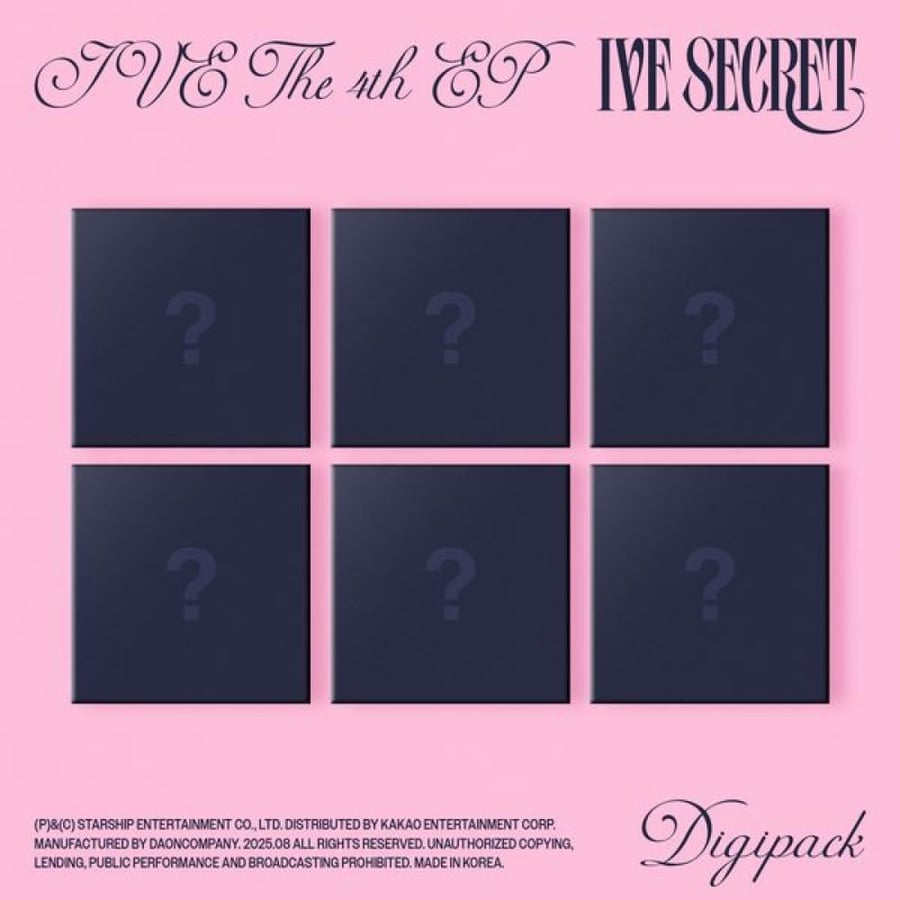 IVE - 4th Mini Album IVE SECRET (Digipack Ver) (Limited Edition) (Random Ver)