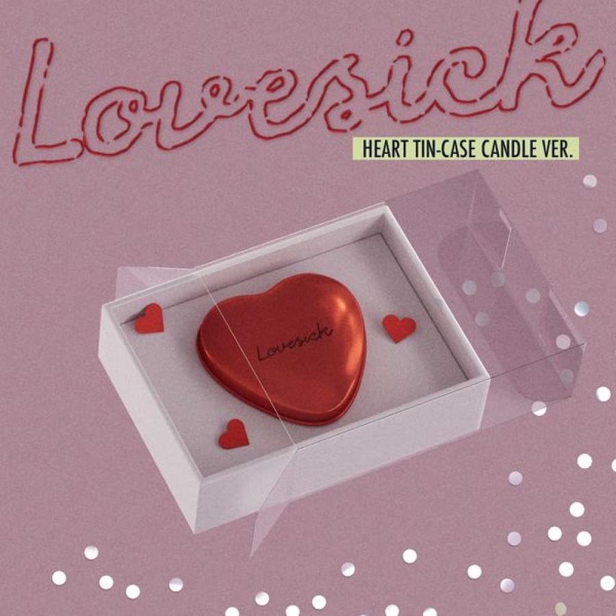 CHAERYEONG - 1st Mini Album Lovesick (HEART TIN-CASE CANDLE Ver)