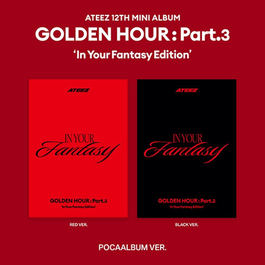 ATEEZ - GOLDEN HOUR : Part.3 In Your Fantasy Edition (Random Cover)