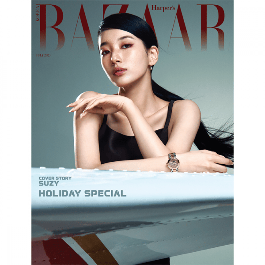 HARPER'S BAZAAR MAGAZINE 2023.07 TYPE A Cover SUZY Content SUZY 14p, IVE LIZ 8p