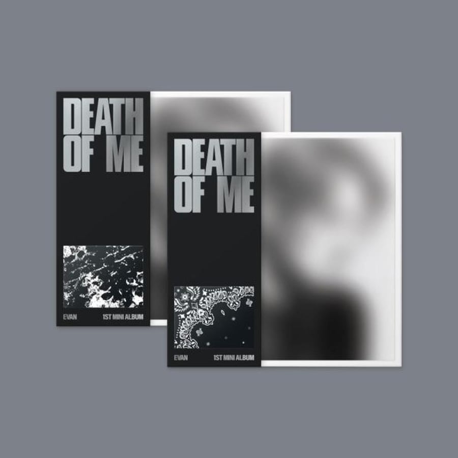 EVAN - 1st Mini Album DEATH OF ME (BANDANA Ver) (Random Ver)