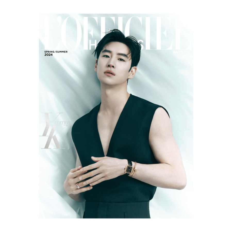 L'OFFICIEL HOMMES MAGAZINE 2024 SPRING / SUMMER Type A Cover Actor Lee Jehoon