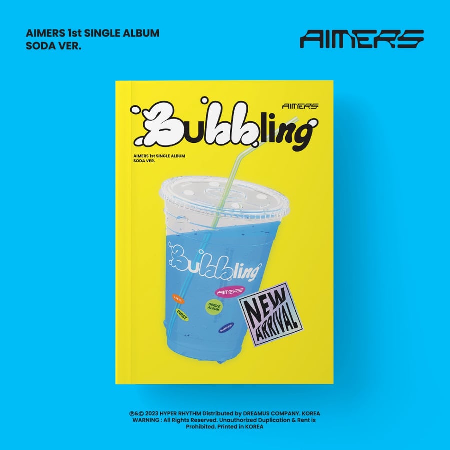 AIMERS - 1st Single Album Bubbling (SODA Ver)
