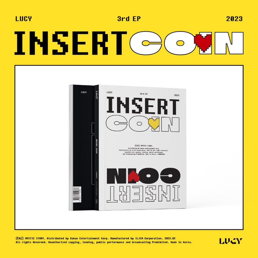 LUCY - 3rd EP Album Insert Coin