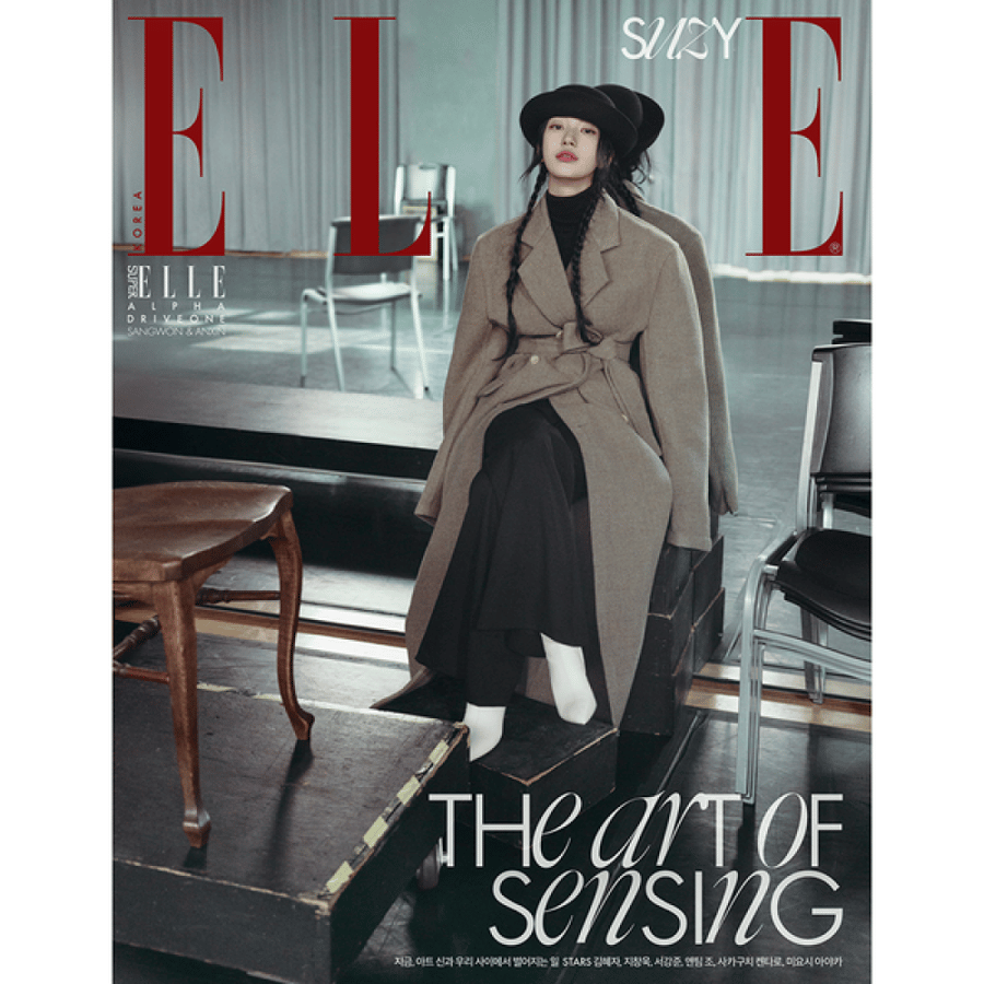 ELLE Magazine 2026.10 Type A Cover Suzy Book in Book Cover ALPHA DRIVE ONE : SANGWON & ANXIN