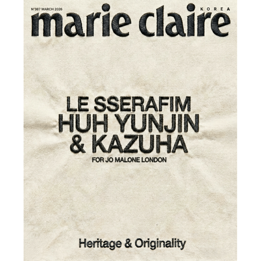 Marie claire Magazine 2026.03 Type F Cover LE SSERAFIM HUH YUNJIN & KAZUHA