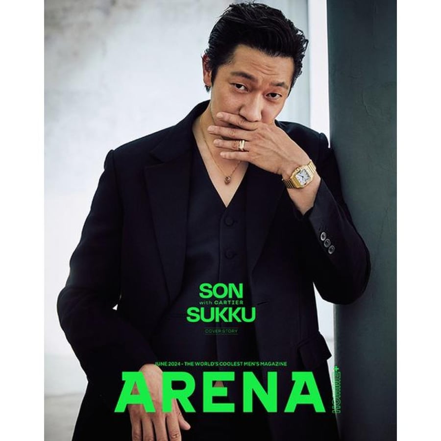 ARENA HOMME+ MAGAZINE 2024.06 Type A Cover Actor SON SUKKU Content SONG SEUNG HEON, Yves