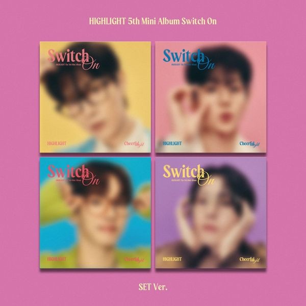 Highlight - THE 5TH MINI ALBUM Switch On (DIGIPACK Ver) (Ver.1 + Ver.2 + Ver.3 + Ver.4)