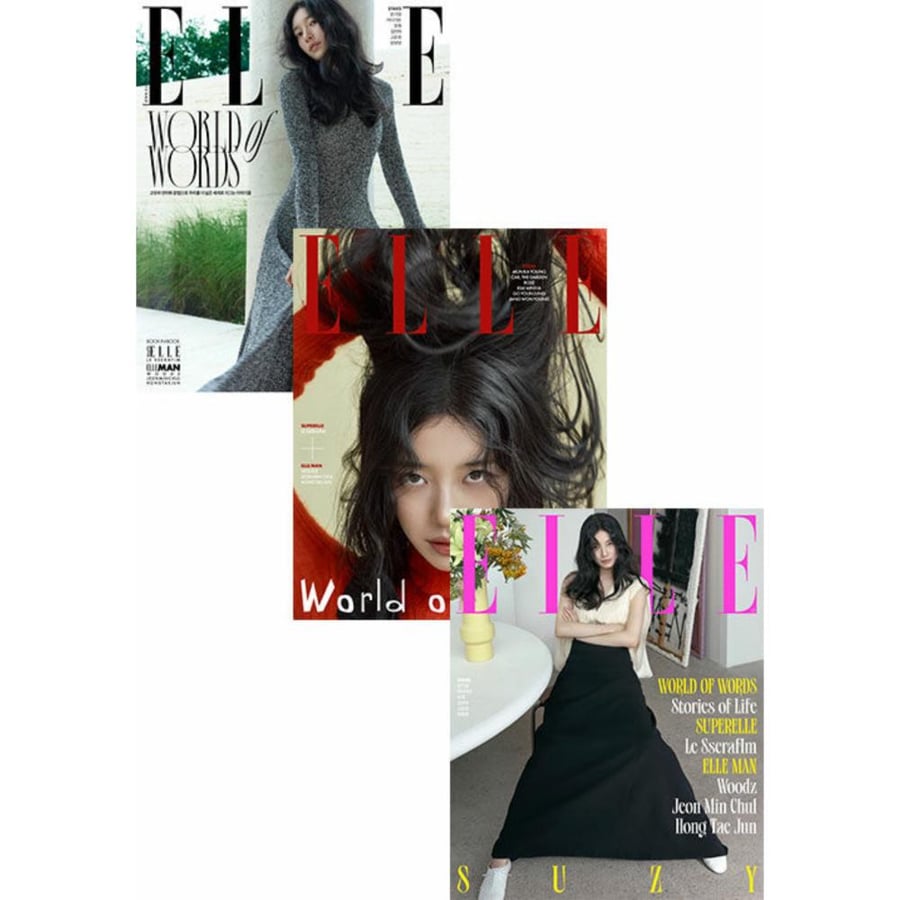 ELLE Magazine 2025.10 Type A Cover SUZY Content SUZY, LE SSERAFIM, IVE JANG WON YOUNG, Mun Kayoung, Minha Kim