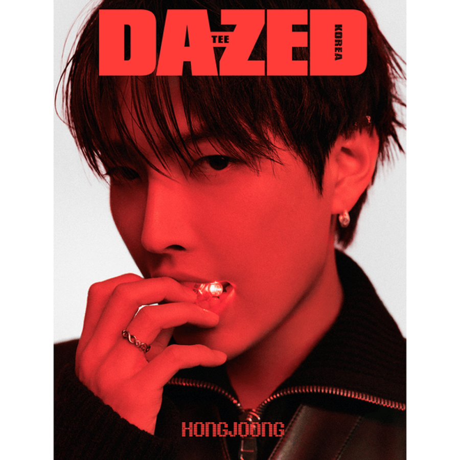Dazed & Confused Magazine 2024.12 Type A Cover ATEEZ HONGJOONG Content ATEEZ, aespa KARINA, TXT SOOBIN, izna