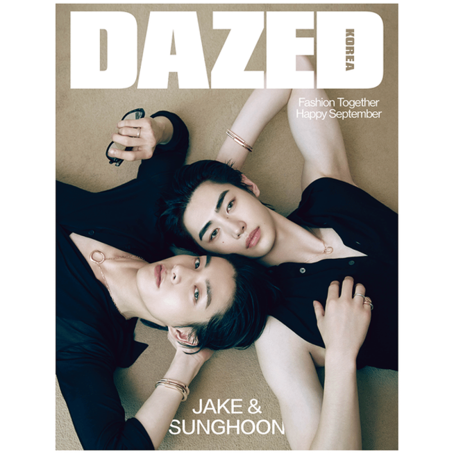 Dazed & Confused Magazine 2024.09 Type C Cover ENHYPEN JAKE & SUNGHOON Content ENHYPEN JAKE & SUNGHOON, JAECHAN, fromis_9