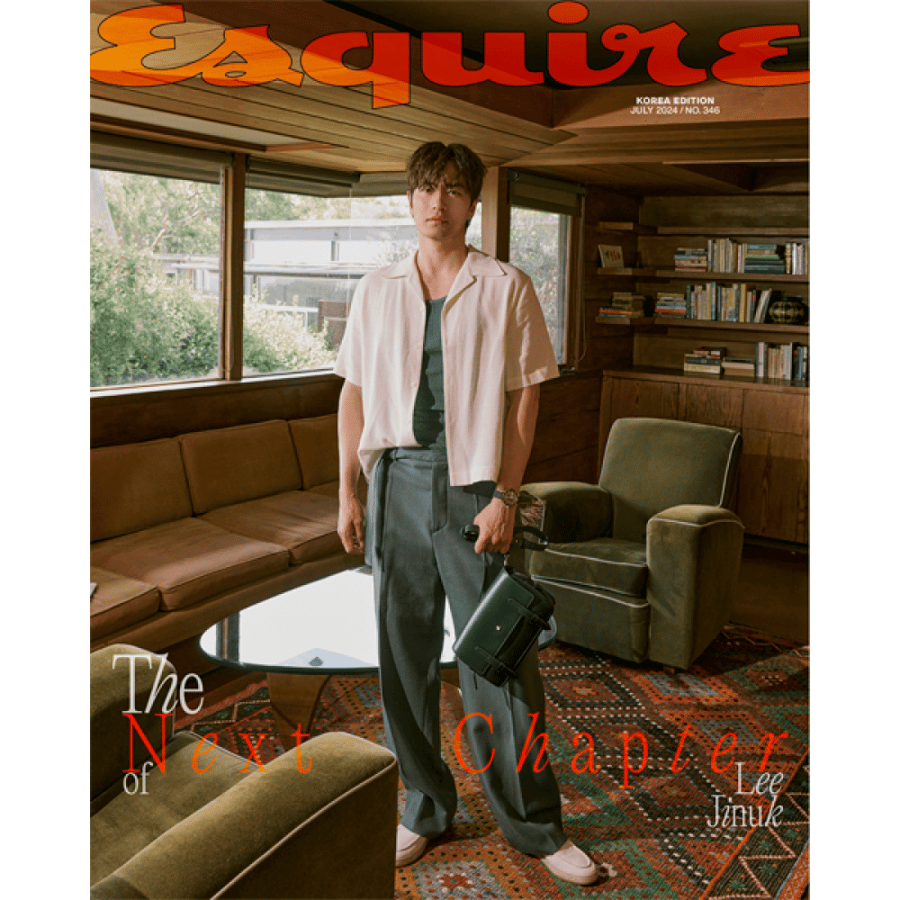 ESQUIRE Magazine 2024.07 type A Cover actor Lee Jinuk Content Lee Jin uk