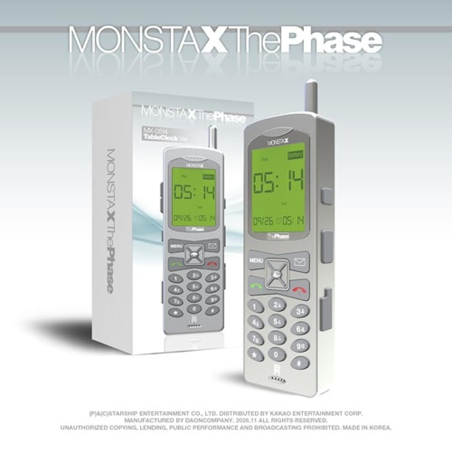 MONSTA X - The Phase MX-0514 Table Clock Ver