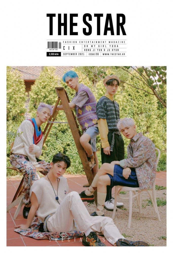 THE STAR 2021 MAGAZINE Cover & Content OH MY GIRL, CIX
