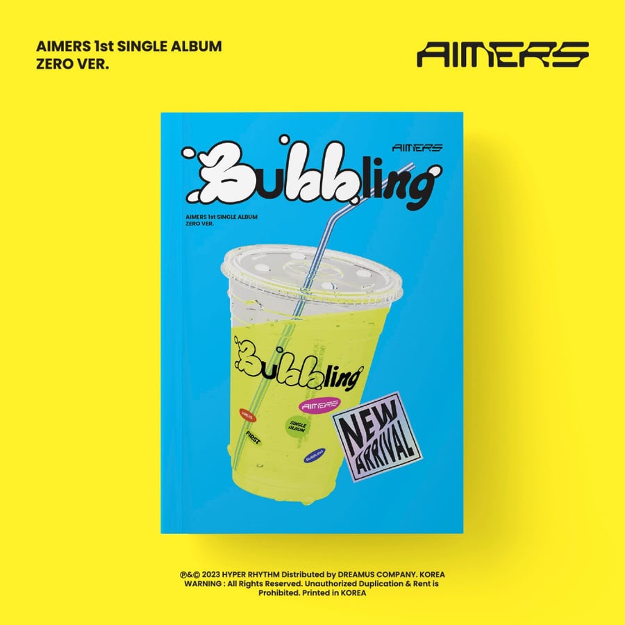 AIMERS - 1st Single Album Bubbling (ZERO Ver)