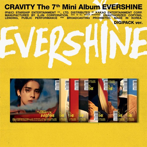 CRAVITY - The 7th Mini Album EVERSHINE (DIGIPACK Ver) (Random Ver)