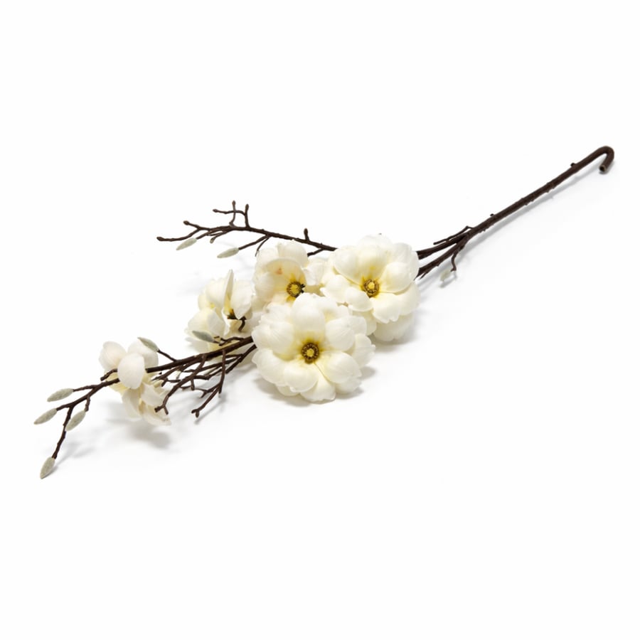 White artificial magnolia flower