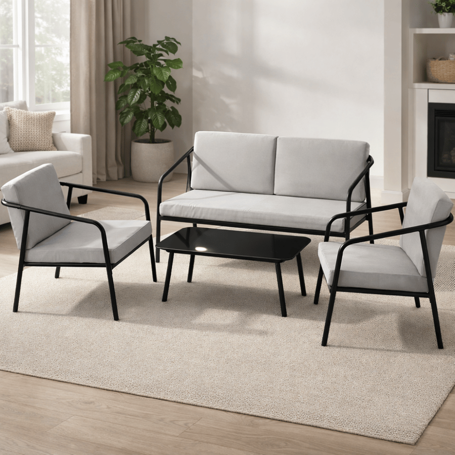 Outdoor sofa for 4 persons