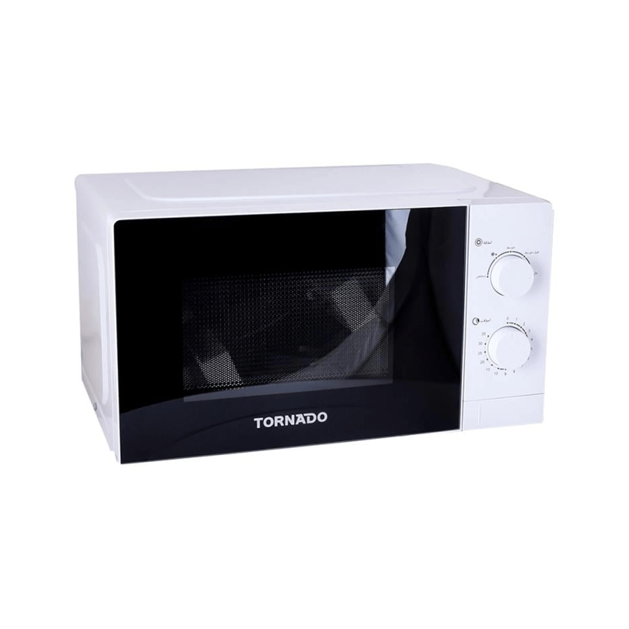 Microwave oven from Tornado brand capacity: 20 liters electrical power: 1100 watts