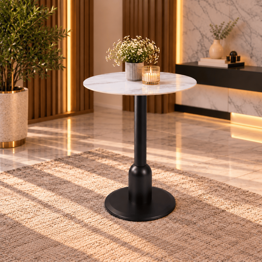 طاولة خدمة سيراميك مفردB1049S GREY