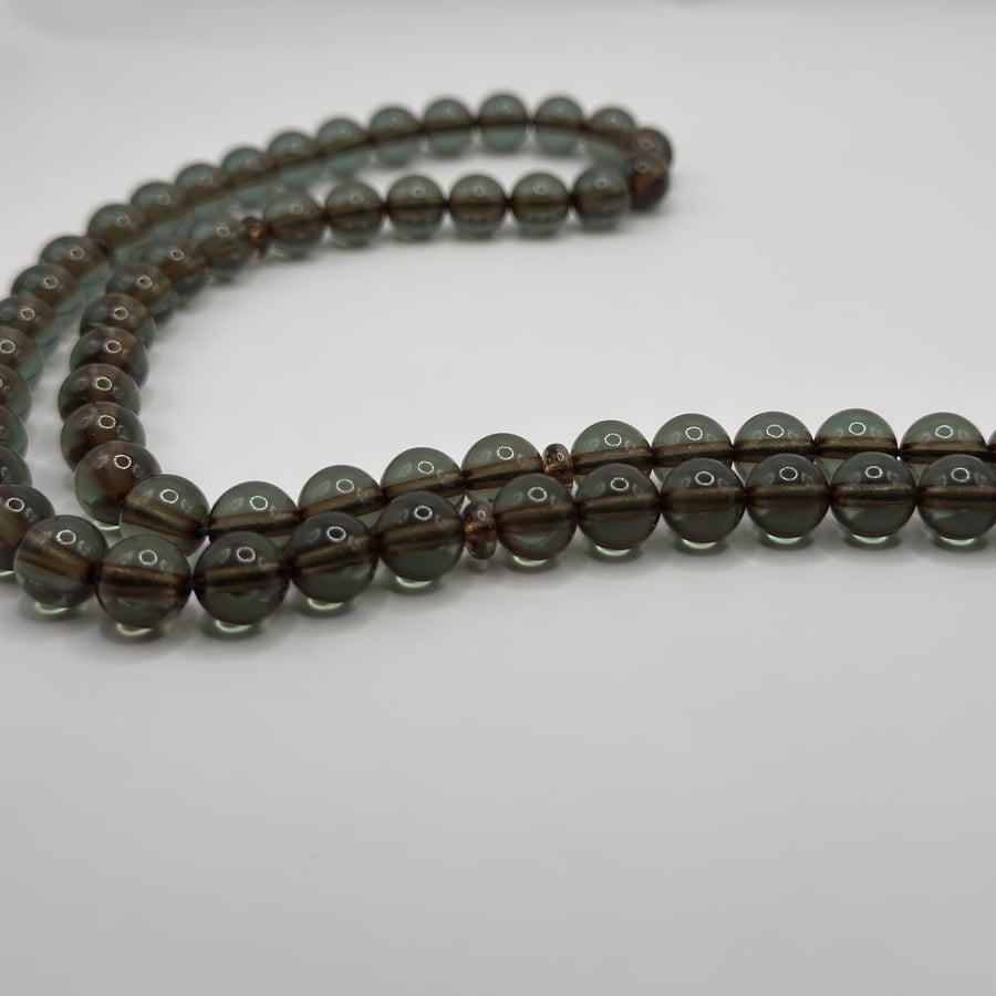 سبحة زعفران عشبي ( دائري )