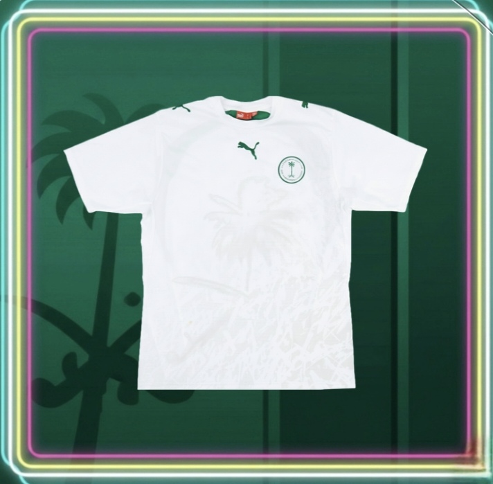 Saudi national team 2006 white badge