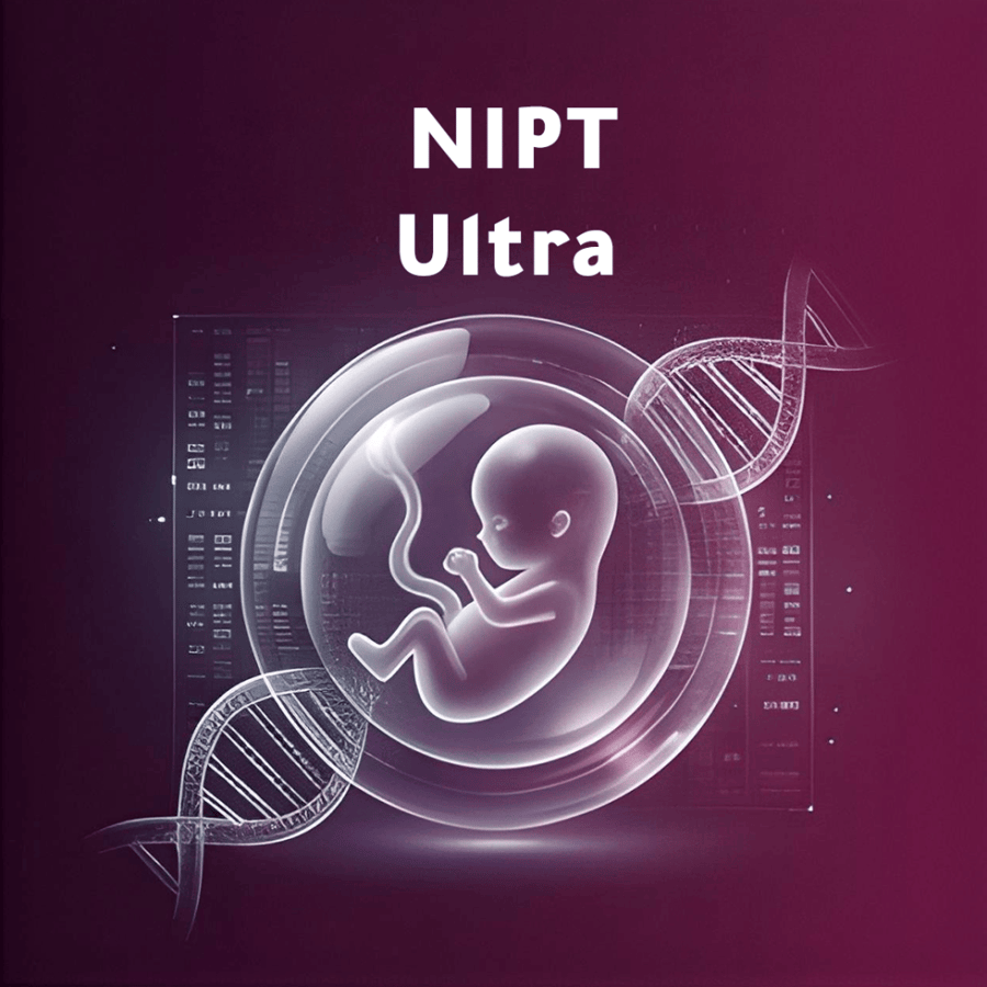 فحص الجنين NIPT Ultra الشامل للكشف عن الكروموسومات والمتلازمات