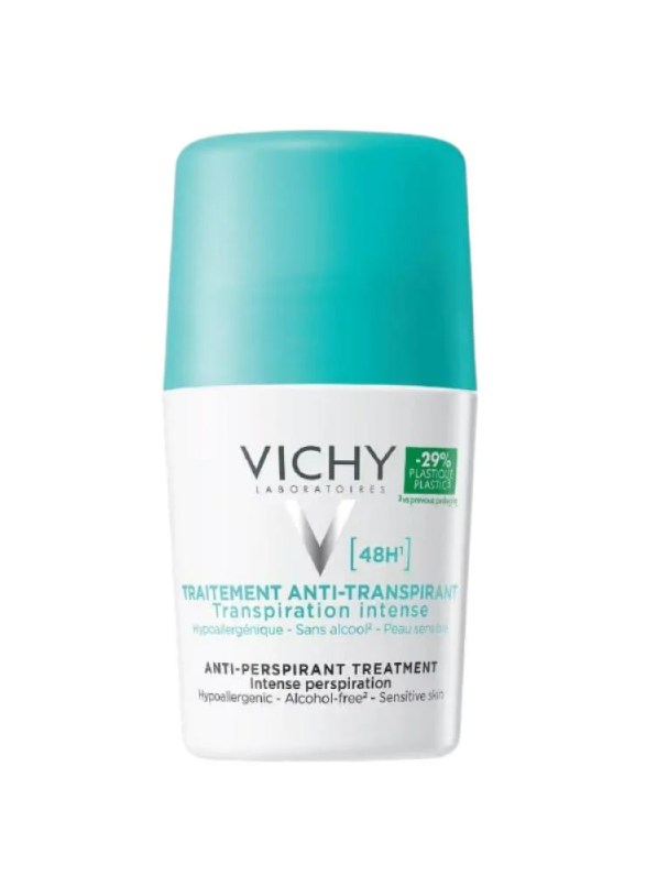 فيشي Vichy مضاد للتعرق رول أون 48 ساعة للبشرة الحساسة - 50 مل
