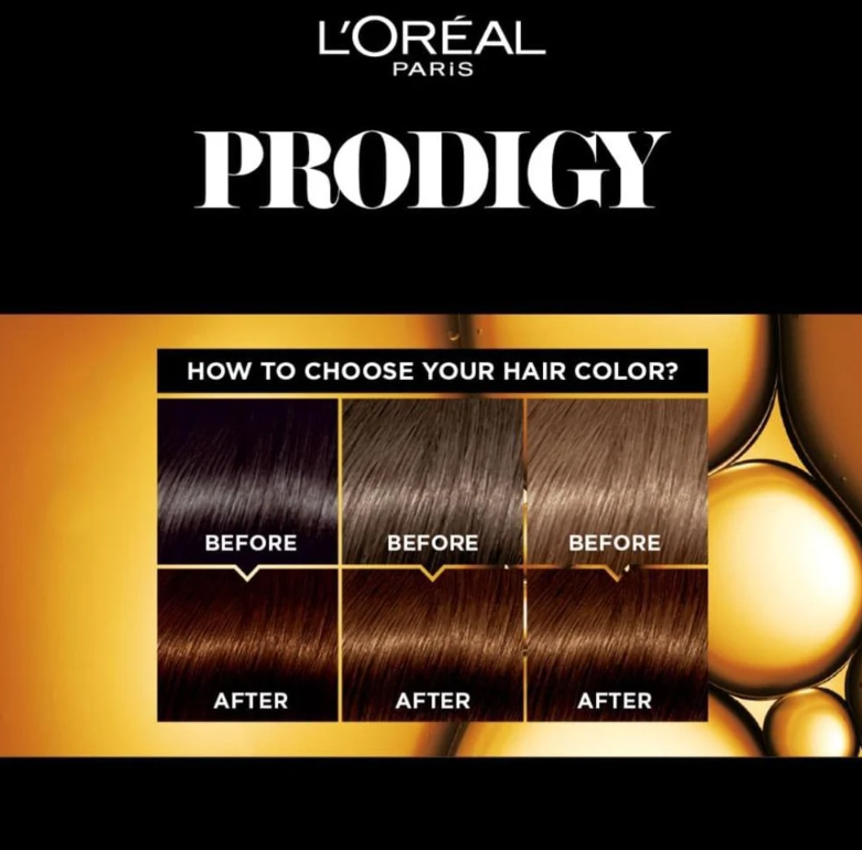 لوريال باريس L’Oréal Paris صبغة شعر برودجي خالية من الأمونيا – درجة 5.3 بني ذهبي فاتح