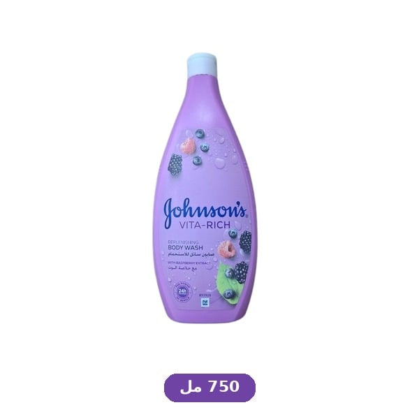 جونسون Johnson’s فيتا ريتش شاور جل بالتوت – 750 مل