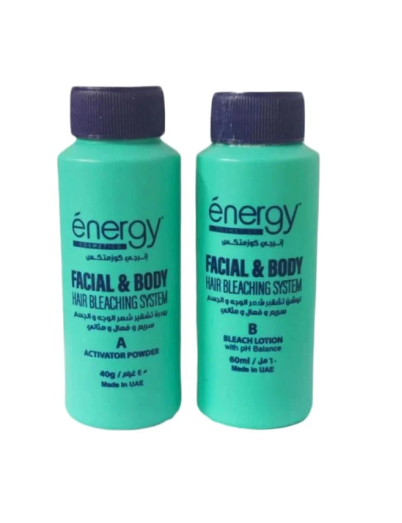إنرجي كوزمتكس Energy Cosmetics كريم تشقير شعر الوجه والجسم