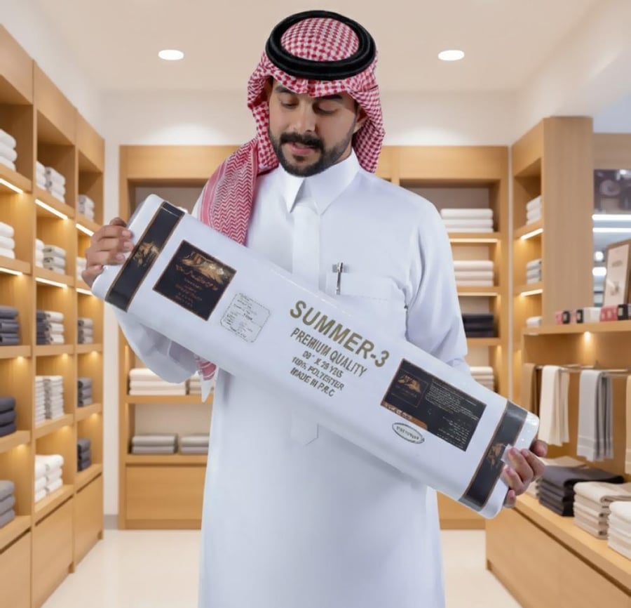 قماش ابيض رجالي