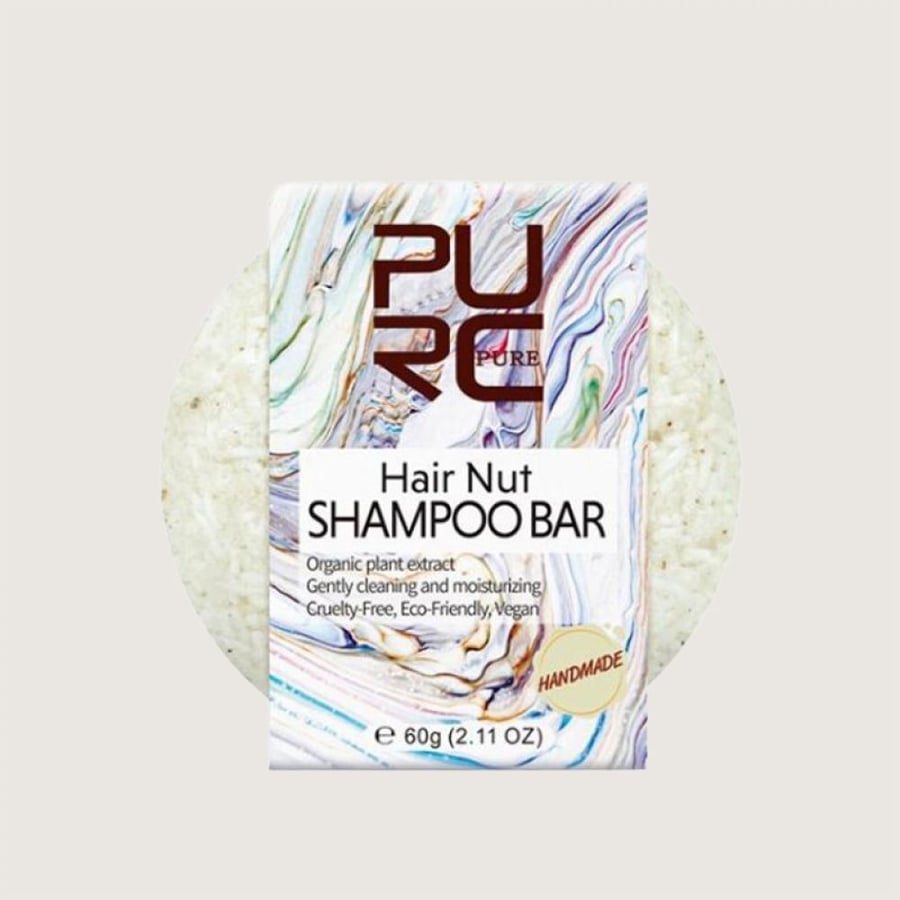 قالب شامبو زيت اللوز المغذي من بيورك أورجانيكس - Purc Organics Hair Nu