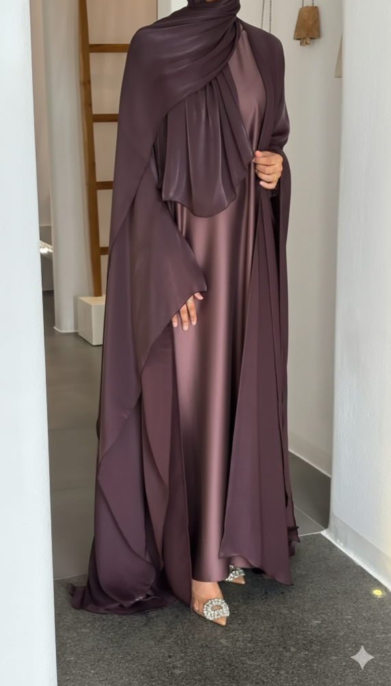 عباية قماش كريب
