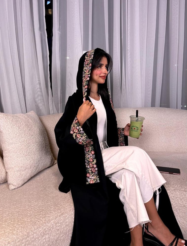 Flower abaya