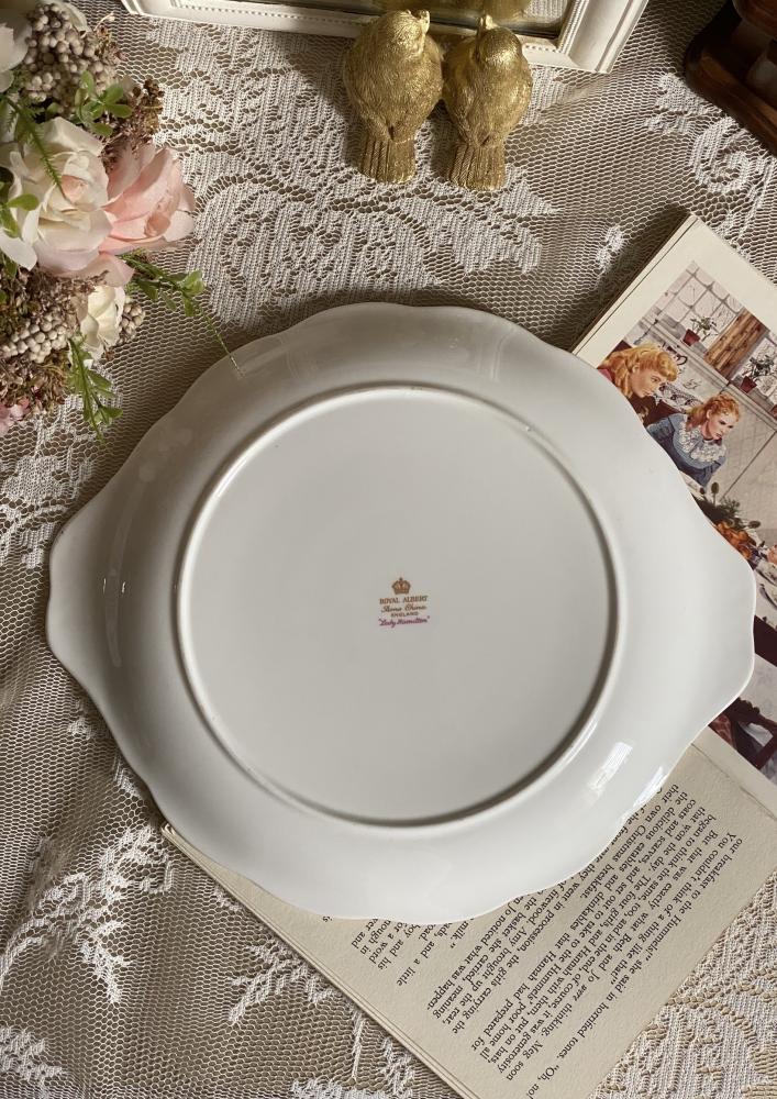 Lady Hamilton large plate from Royal Albert