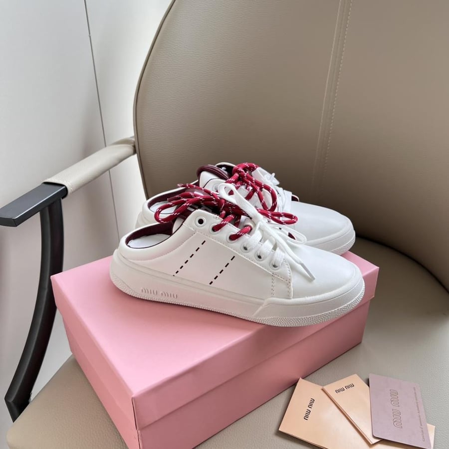 حذاء رياضي Miu Miu – أبيض