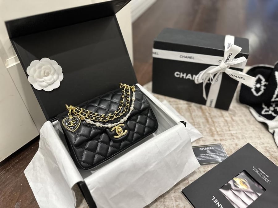 Chanel Pearl Golden Ball CF
