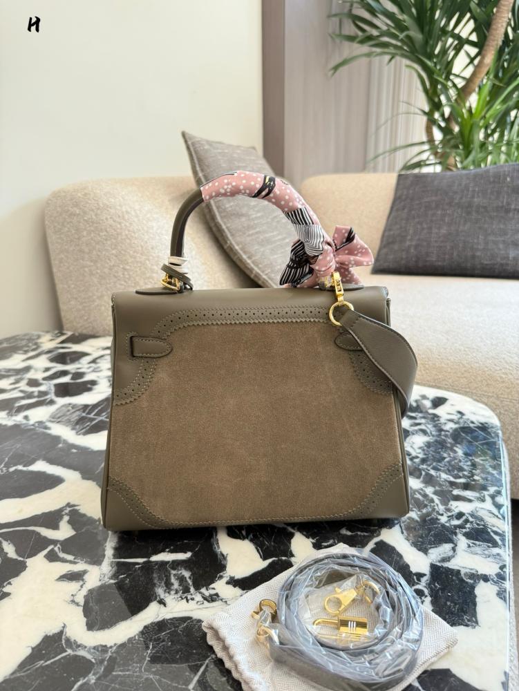 Hermès Kelly Lace Suede