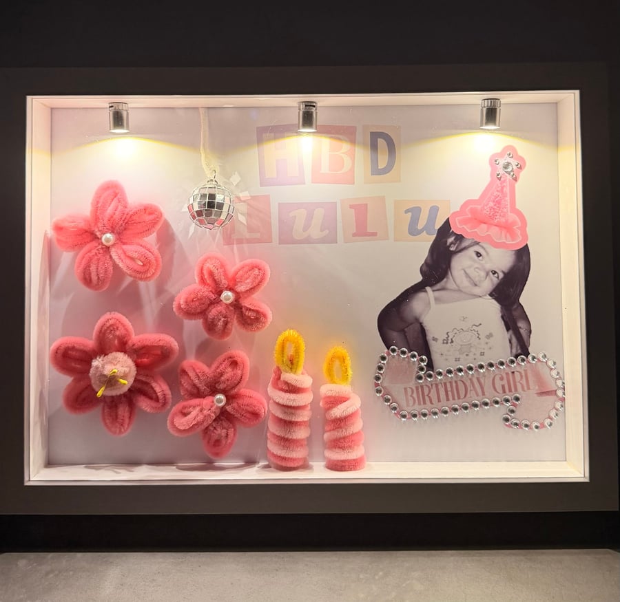 Birthday frame + card