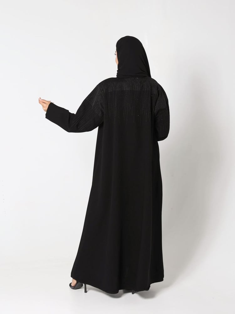 عباية رين كلوش ملكي بشك المطر اليدوي الفاخر
