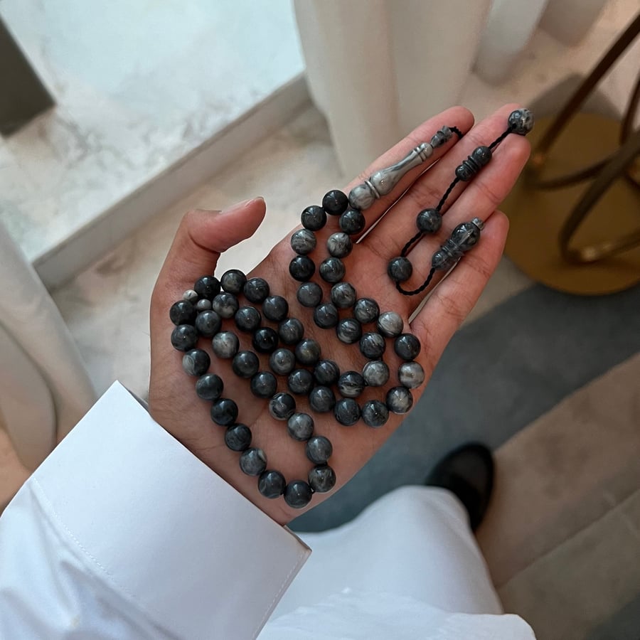 سبحة فاتوران رمادي