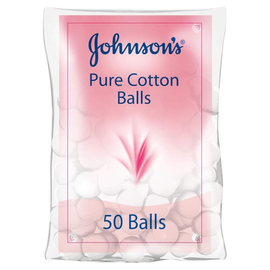 Johnson pure cotton balls 50 balls