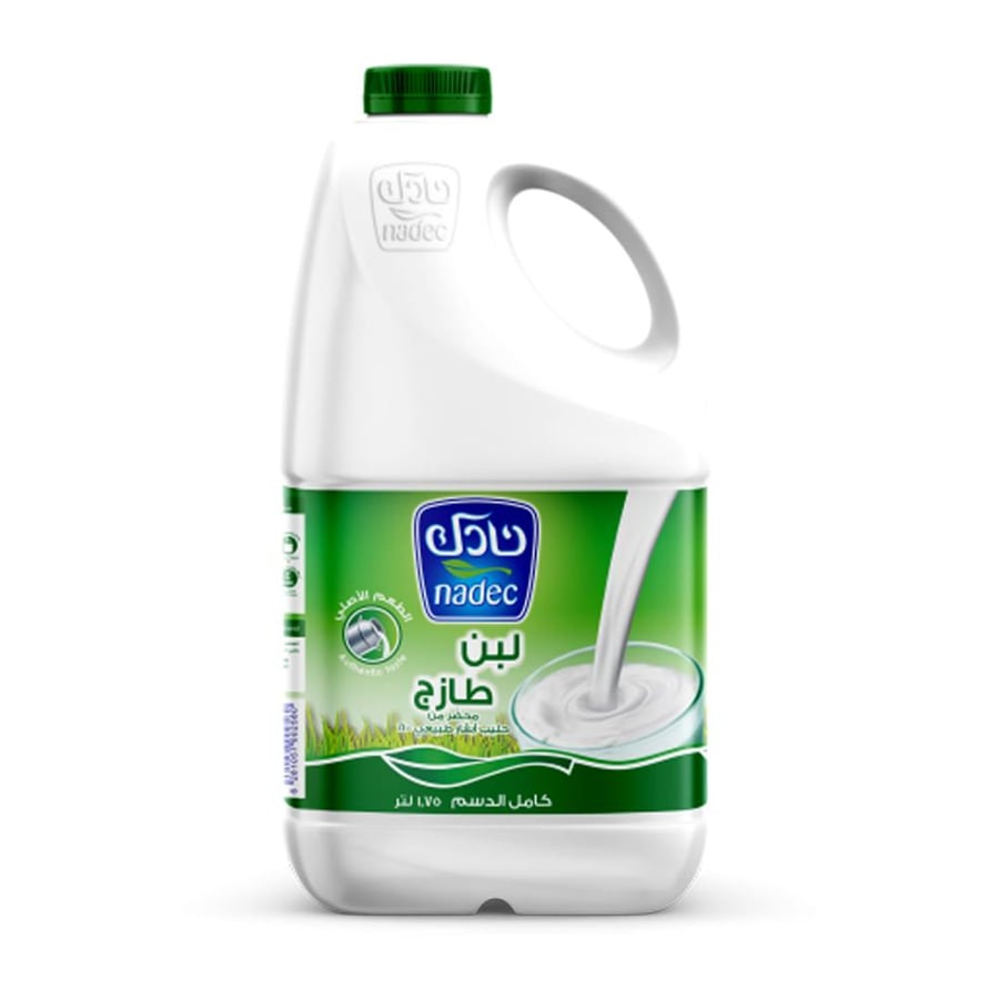 Nadec full-fat fresh milk 1.75 liters