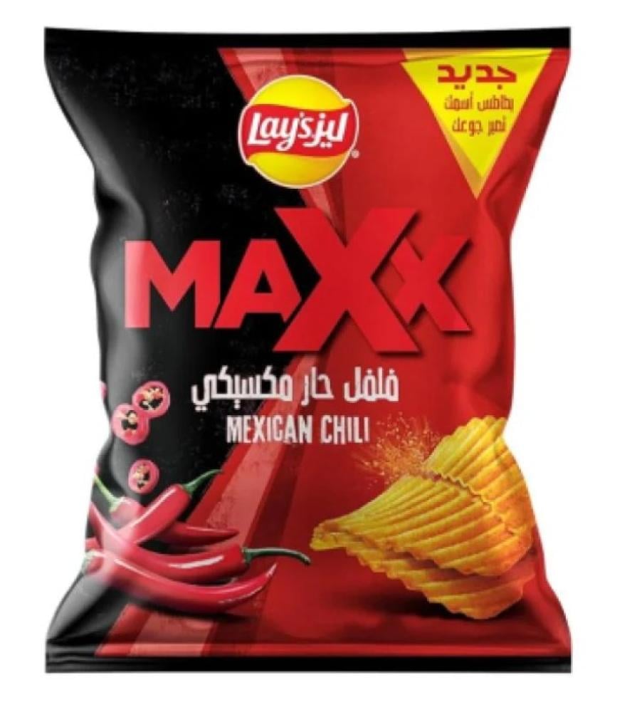 ليز ماكس بطاطس نكهة فلفل حار مكسيكي 58 جرام